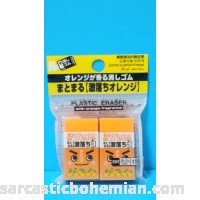 2 Piece Scented Orange Erasers